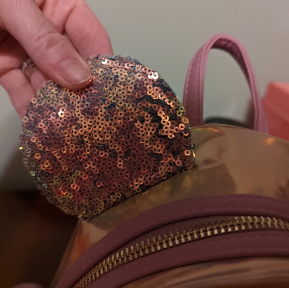 Minnie Mouse EARidescent Mini Backpack by Loungefly - Picture 6 of 9